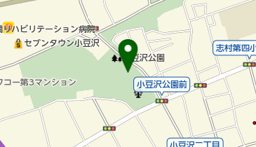 小豆沢公園の地図画像