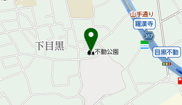 不動公園の地図画像