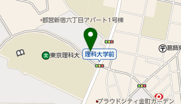葛飾にいじゅくみらい公園の地図画像