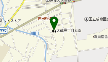 大蔵三丁目公園の地図画像
