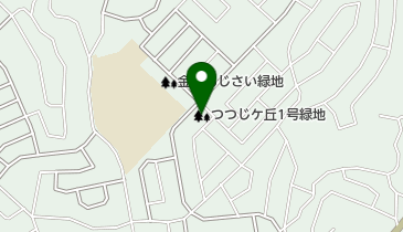金井つつじケ丘1号緑地の地図画像