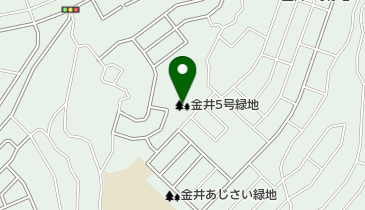 金井5号緑地の地図画像