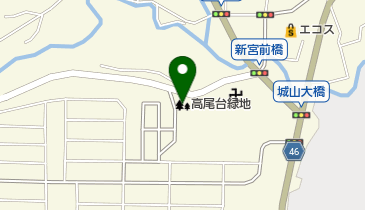 高尾台緑地の地図画像
