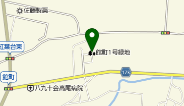 館町1号緑地の地図画像