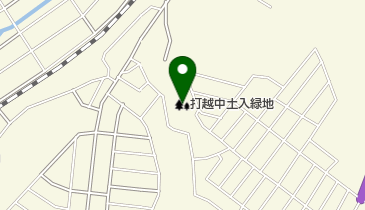 打越中土入緑地の地図画像
