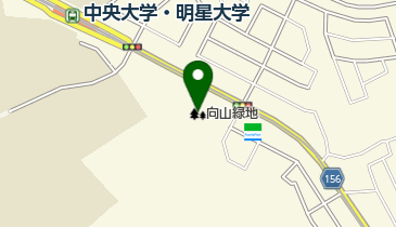 向山緑地の地図画像