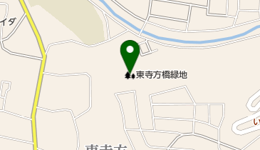 東寺方橋緑地の地図画像
