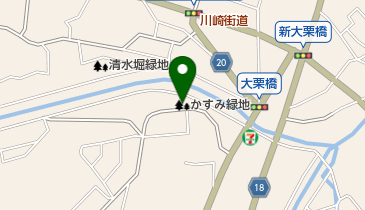 かすみ緑地の地図画像