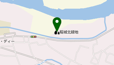 稲城北緑地の地図画像