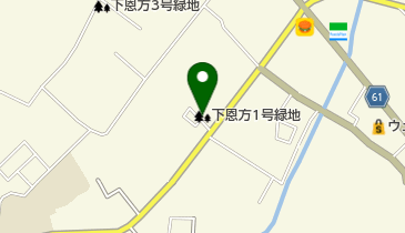 下恩方1号緑地の地図画像