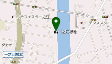 一之江緑地の地図画像