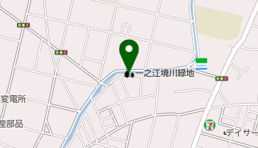 一之江境川緑地の地図画像