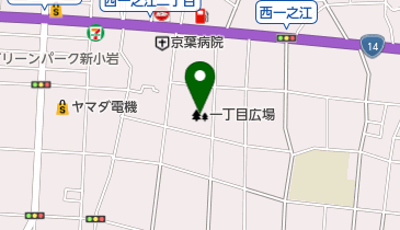 西一之江さくら公園の地図画像