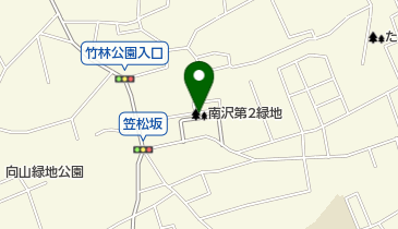 南沢第2緑地の地図画像