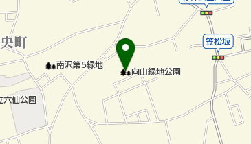 向山緑地公園の地図画像