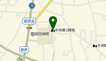 中央第2緑地の地図画像