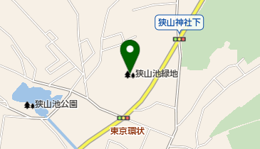 狭山池緑地の地図画像