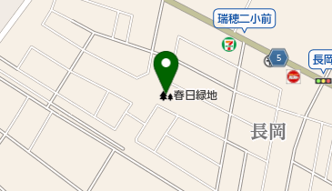 春日緑地の地図画像