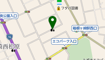 松原東緑地の地図画像
