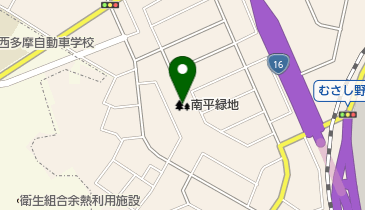 南平緑地の地図画像