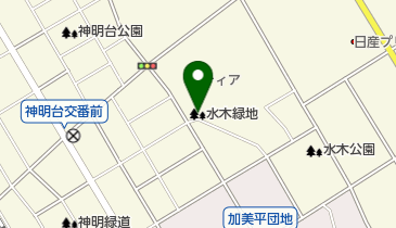 水木緑地の地図画像
