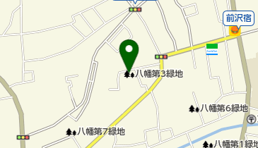 八幡第3緑地の地図画像