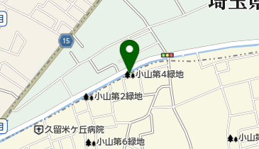 小山第4緑地の地図画像
