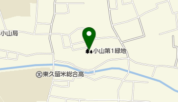 小山第1緑地の地図画像
