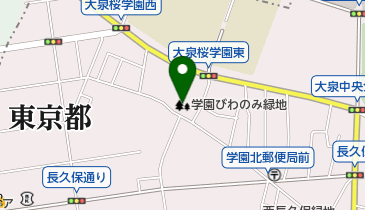 学園びわのみ緑地の地図画像
