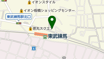 徳丸タウンブリッジ緑地の地図画像