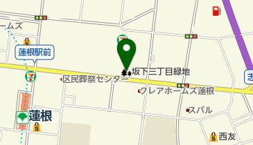 坂下三丁目緑地の地図画像