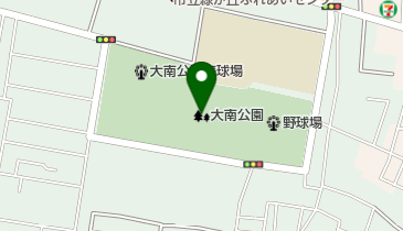 大南公園の地図画像
