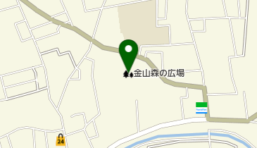 金山森の広場の地図画像