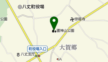 護神山公園の地図画像