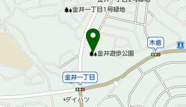 金井遊歩公園の地図画像