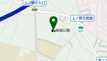 柴崎公園の地図画像