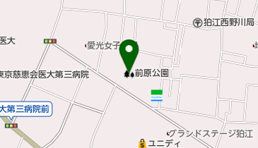 前原公園の地図画像