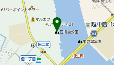 石川島公園の地図画像