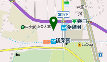 礫川公園の地図画像