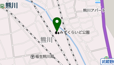 みずくらいど公園の地図画像