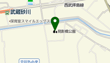 見影橋公園の地図画像