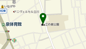 江の島公園の地図画像