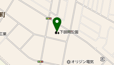 下師岡公園の地図画像