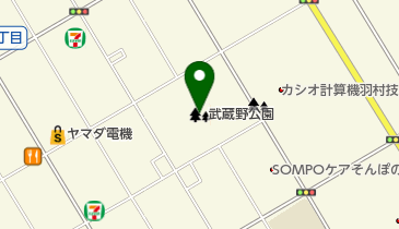 プリモパークむさしのの地図画像