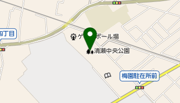 清瀬中央公園の地図画像
