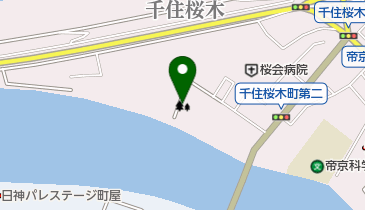 尾竹橋公園の地図画像