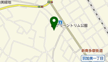 グリーントリム公園の地図画像
