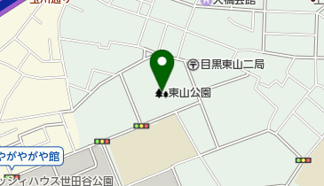 東山公園の地図画像