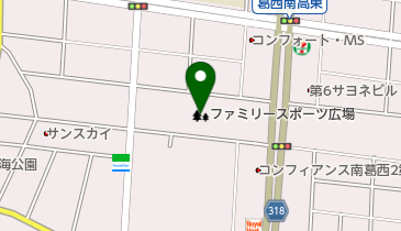 ファミリースポーツ広場の地図画像