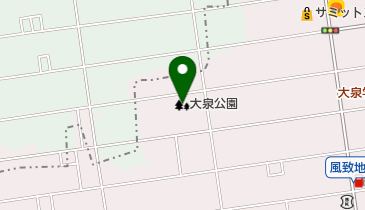 大泉公園の地図画像